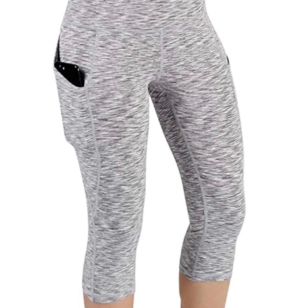 NWOT High waist cropped leggings with side pocket